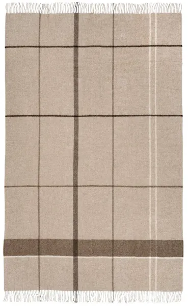 KRISTINA DAM STUDIO Gradient Throw Plaid - ruskean sävyinen alpakka- ja villasekoitus (240x140)